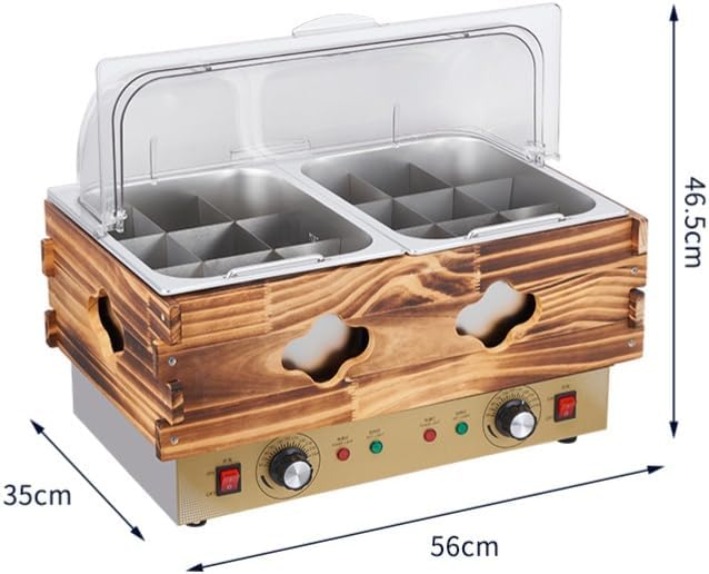 NIGOE おでん調理鍋 ステンレス 業務用卓上おでん調理機 電気おでん